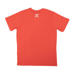 Paris Big X Short Sleeve T-Shirt // Red (XL)