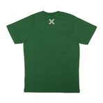 Big X Logo Short Sleeve T-Shirt // Green (S)