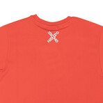 Paris Big X Short Sleeve T-Shirt // Red (XL)