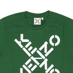 Big X Logo Short Sleeve T-Shirt // Green (S)