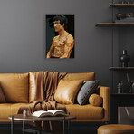 Bruce Lee Print On Acrylic Glass by Dai Chris Art