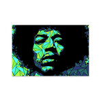 Jimi Hendrix II Print On Acrylic Glass by Cristian Mielu