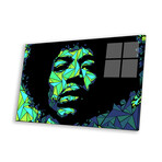 Jimi Hendrix II Print On Acrylic Glass by Cristian Mielu