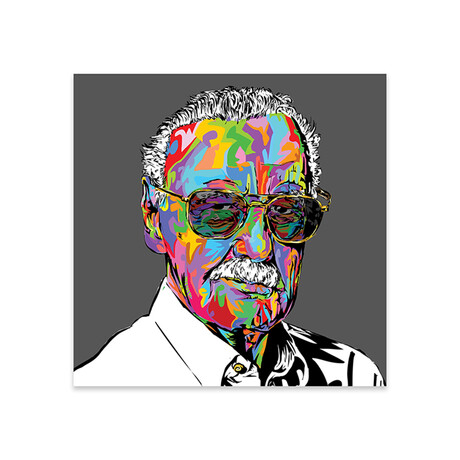 Stan Lee Print On Acrylic Glass by TECHNODROME1