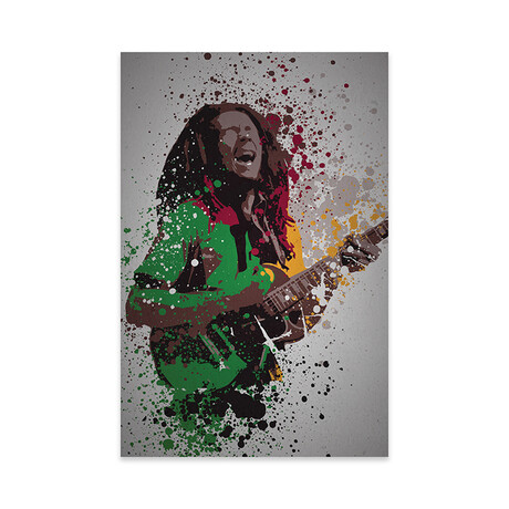 Bob Marley Print On Acrylic Glass by TM Creative Design