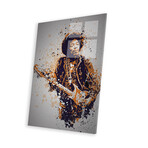 Jimi Hendrix Print On Acrylic Glass by TM Creative Design