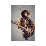 Jimi Hendrix Print On Acrylic Glass by TM Creative Design