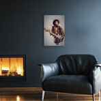 Jimi Hendrix Print On Acrylic Glass by TM Creative Design