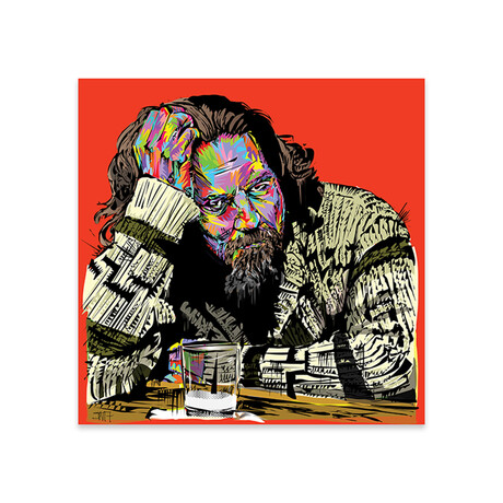 The Dude Print On Acrylic Glass by TECHNODROME1