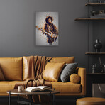 Jimi Hendrix Print On Acrylic Glass by TM Creative Design