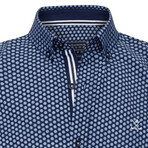 Petra Long Sleeve Button Up // Navy (XL)