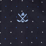 Risor Long Sleeve Button Up // Navy (L)