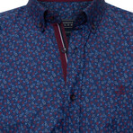 Mechelen Long Sleeve Button Up // Navy2 (2XL)