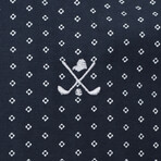 Bangar Long Sleeve Button Up // Navy (XL)