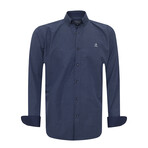 Dinant Long Sleeve Button Up // Navy (XL)
