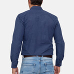 Chance Long Sleeve Button Up // Navy (L)