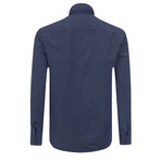 Dinant Long Sleeve Button Up // Navy (XL)