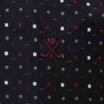 Athor Long Sleeve Button Up // Navy2 (L)