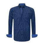 Mechelen Long Sleeve Button Up // Navy1 (3XL)
