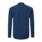 Luba Long Sleeve Button Up // Navy (3XL)