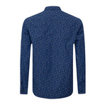 Mechelen Long Sleeve Button Up // Navy1 (3XL)
