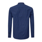 Mechelen Long Sleeve Button Up // Navy2 (2XL)