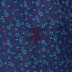 Mechelen Long Sleeve Button Up // Navy2 (2XL)