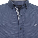 Bahia Long Sleeve Button Up // Navy (3XL)