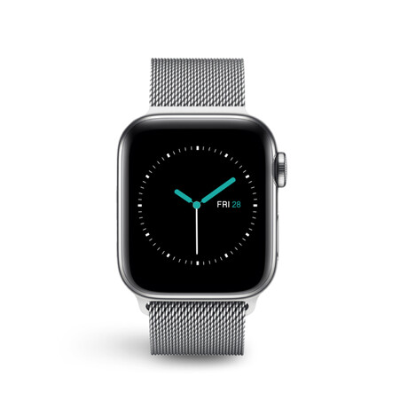 Apple Watch Band // Milanese Loop Magnetic Band // Silver (38mm, 40mm, 41mm)