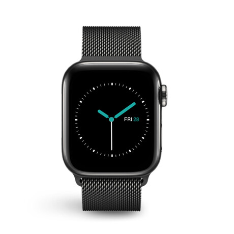 Apple Watch Band // Milanese Loop Magnetic Band // Space Black (38mm, 40mm, 41mm)