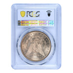 1883-CC Morgan Silver Dollar // PCGS & CAC Certified MS66+ // Wood Presentation Box