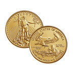 1/10 oz American Gold Eagle (22 karat) // Mint State Condition // (1986-2021) // Deluxe Display Box