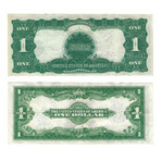 1899 and 1923 $1 Large-Size Silver Certificates // Set of 2 // Lightly Circulated