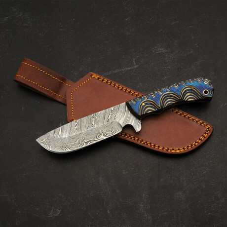 9" Blue River Micarta Hunter