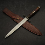 15" Fancy Filework Dagger