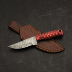 8" Red Twisted Wood hunter