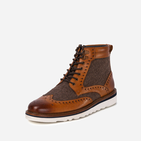 Mens Gs Linwood Brogue Boot // Tan (UK: 7)