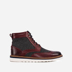 Mens Gs Linwood Brogue Boot // Bordo (UK: 8)