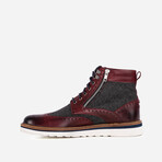 Mens Gs Linwood Brogue Boot // Bordo (UK: 8)