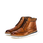 Linton 2.0 Wedge Brogue Boot // Tan (UK: 8)