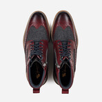 Mens Gs Linwood Brogue Boot // Bordo (UK: 8)