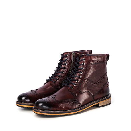 Brandon Brogue Boot // Bordo (UK: 7)