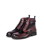 Artisan Benedict  Brogue Boot // Bordo (UK: 8)