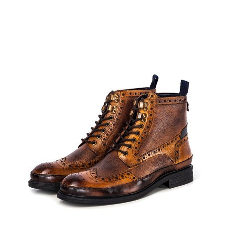 Artisan Benedict Brogue Boot // Tan (UK: 7)