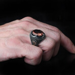 925 Sterling Silver Zultanite Color Changing Stone Men's Ring V3 (7.5)