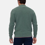 Pulse Sweater // Green Melange (XL)