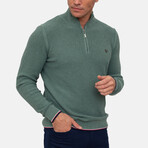 Pulse Sweater // Green Melange (XL)