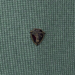 Pulse Sweater // Green Melange (XL)