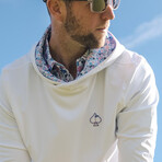 Performance Golf Hoodie // Cotton Candy Drip (2XL)