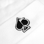Fairway Wave & Spade Beanie // White (S)